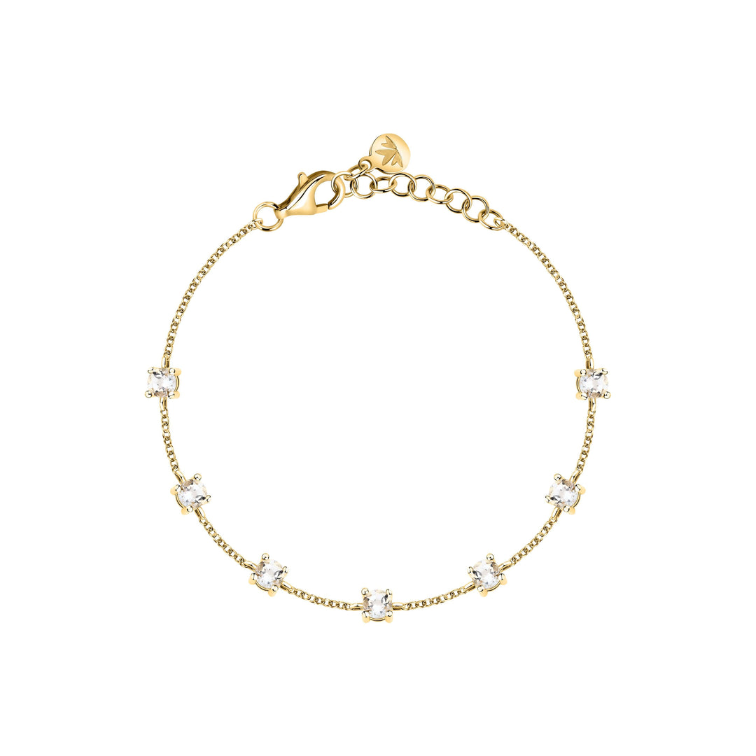 Дамска гривна изработена от сребро 925 със златно покритие.