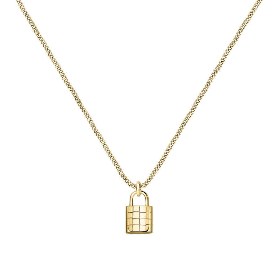 Колие Morellato Abbraccio. Дамско колие изработено от стомана със златно PVD покритие. Дължина на синджир 40 см + 5 см.