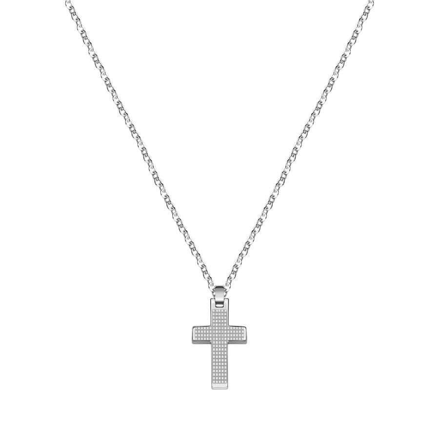 Колие Morellato. Мъжко колие изработено от стомана. Дължина 50 см + 5 см.