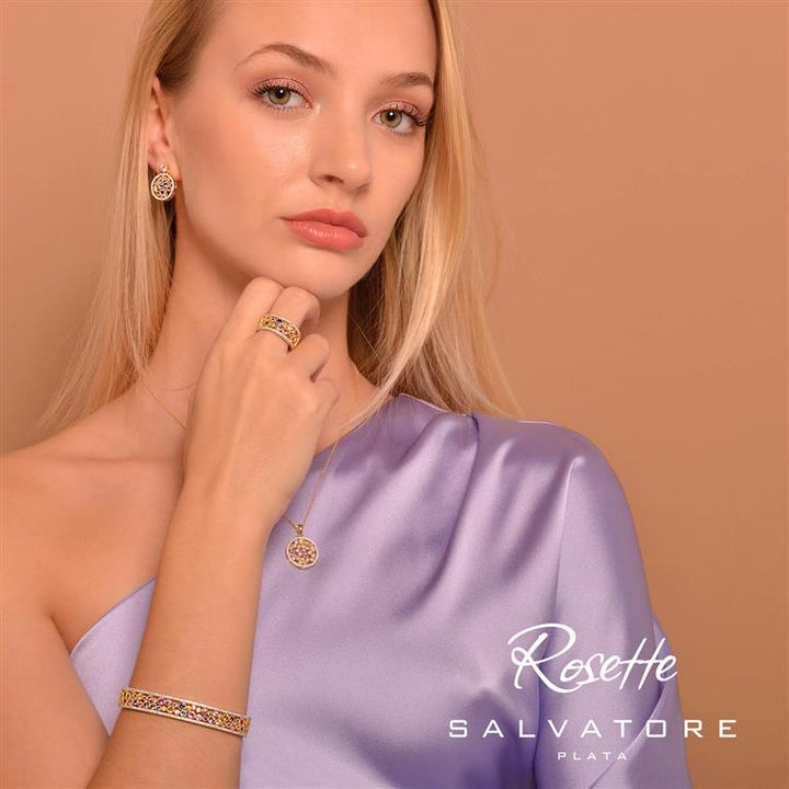 Salvatore Plata Rosette Necklace