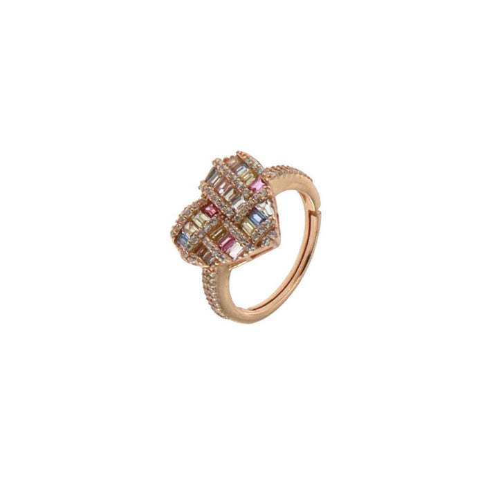 Ring Cuori Corso Magenta