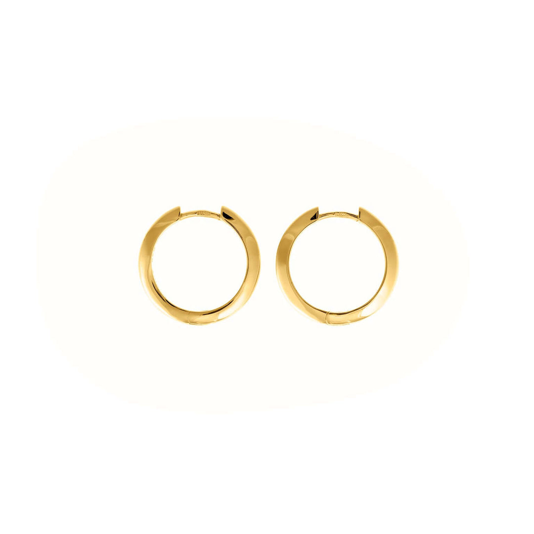 Обеци Salvatore Plata Hoop Earrings