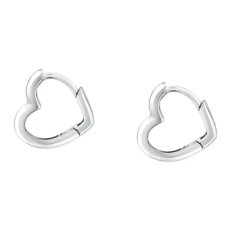 сребърни обеци халки морелато 