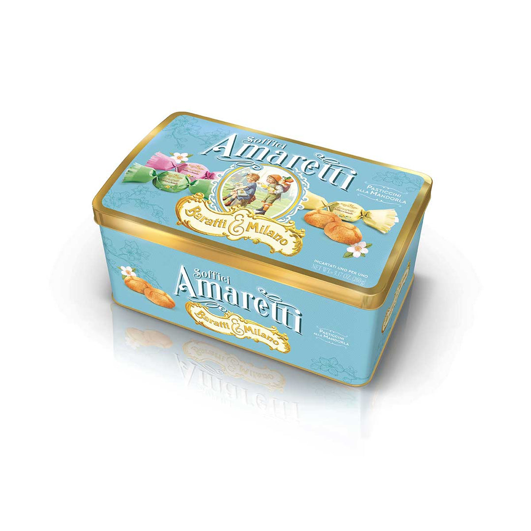 Бисквити и бонбони Tin with Soft Amaretti - 260 гр