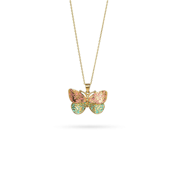 Дамско колие Senso Gold Butterfly