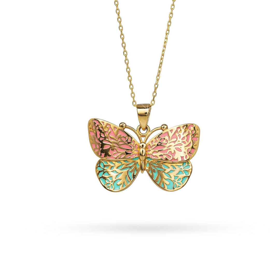 Women's Senso Gold Butterfly Necklace