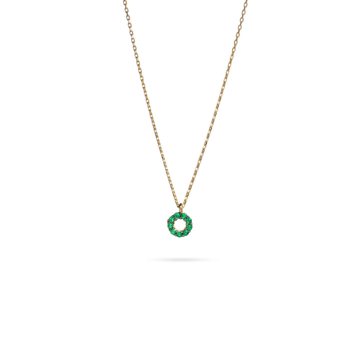 Senso Gold Green Necklace