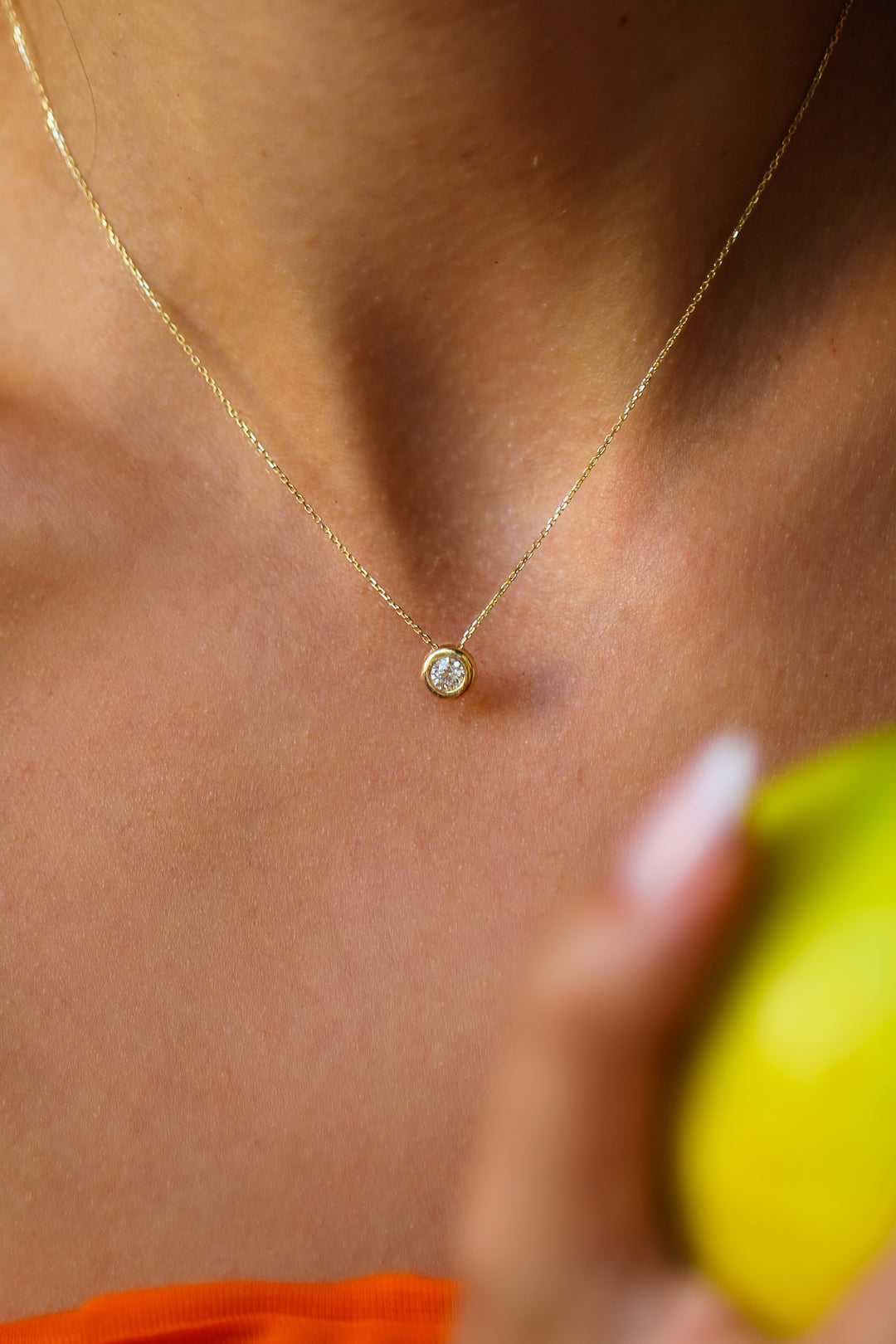 Women's Senso Gold Shine necklace