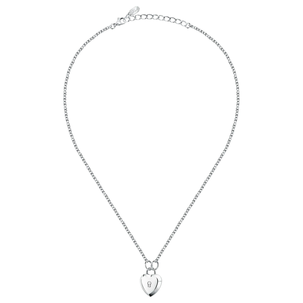 Дамско колие Karl Lagerfeld сърце катинар, стомана