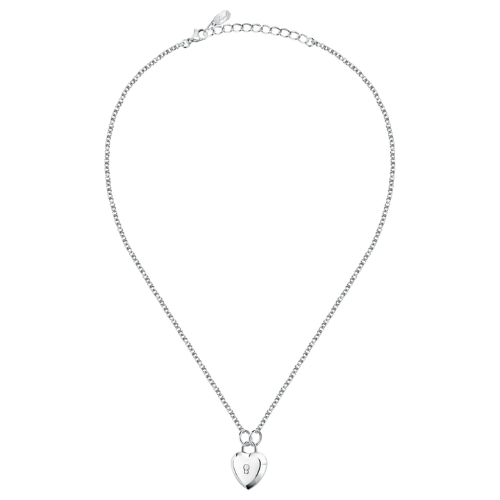 Дамско колие Karl Lagerfeld сърце катинар, стомана