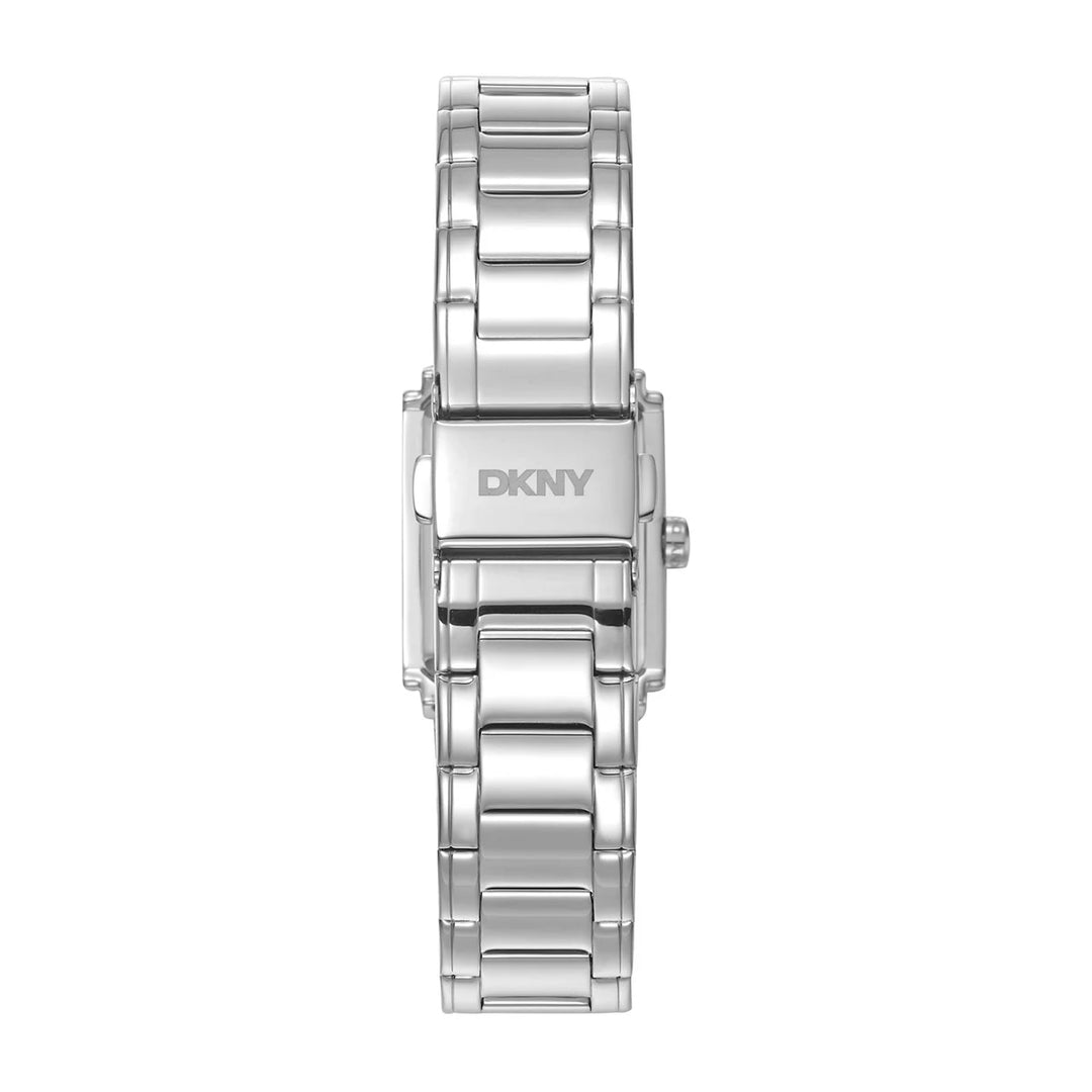 Дамски часовник DKNY Evening – закопчалка и стоманена гривна в сребрист тон, модел DK1L122M0045