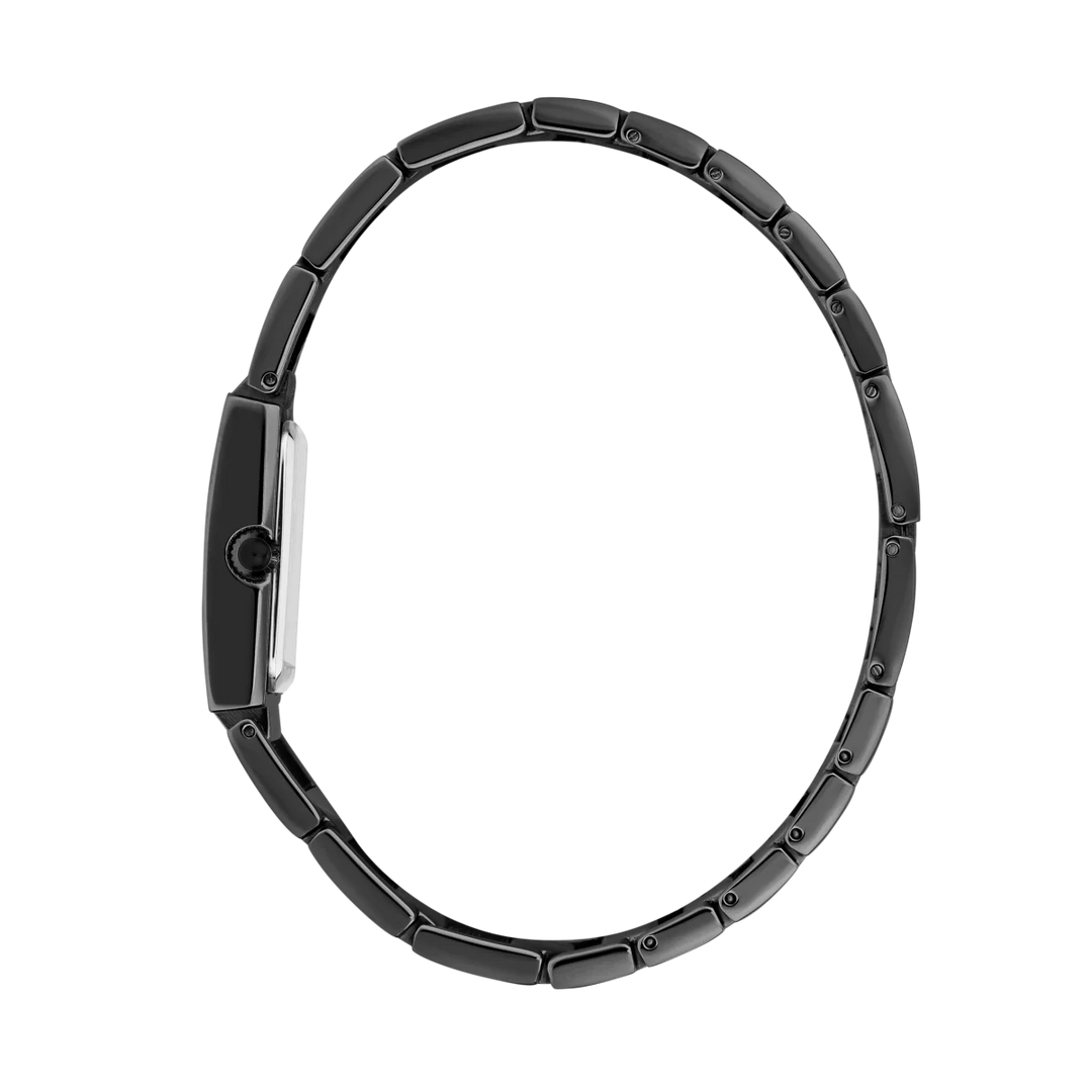 Дамски часовник KARL LAGERFELD Paris, тънък страничен профил на черния корпус с коронка – модел R0553103501