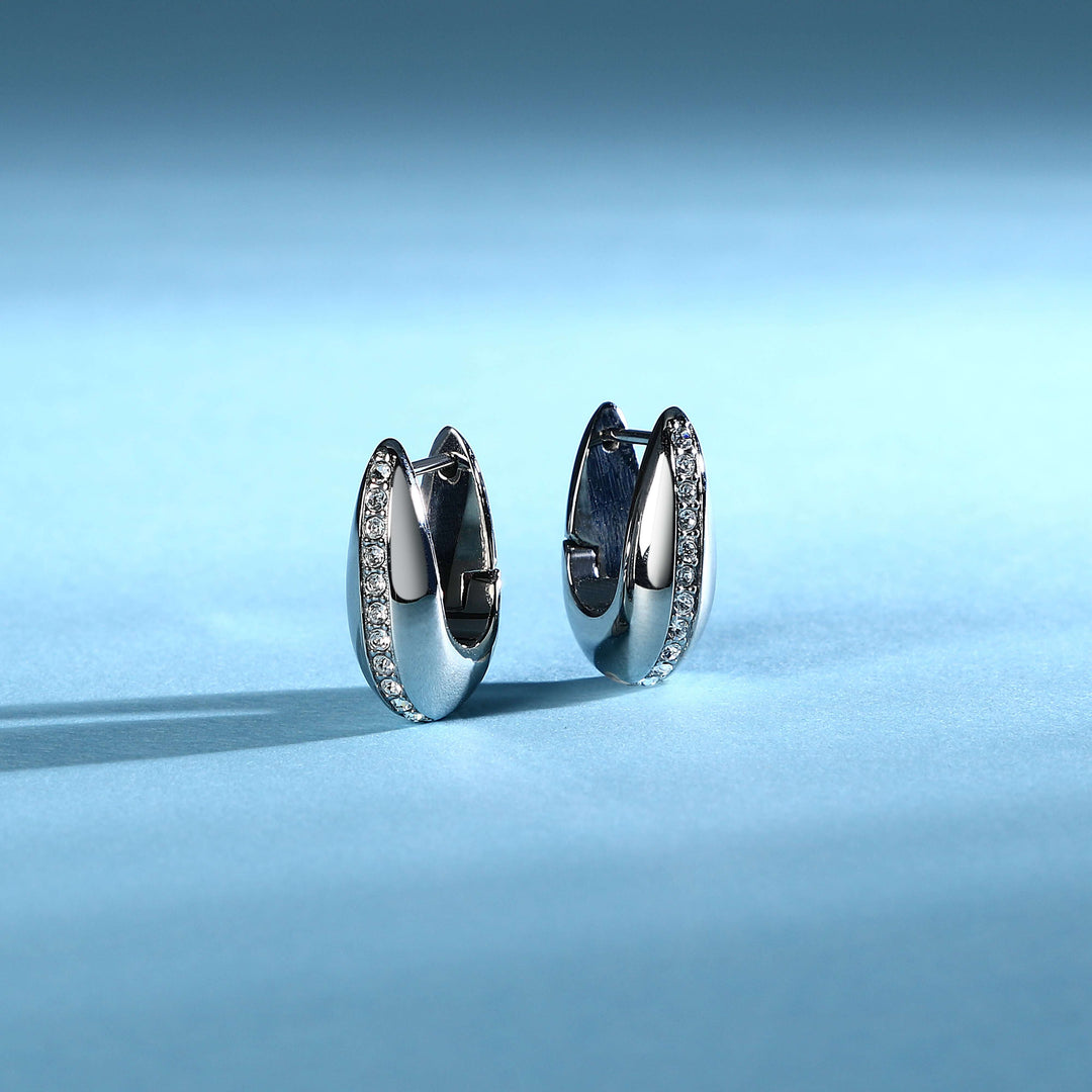 Нежни дамски обеци халки от колекцията Morellato Creole. Изработени от стомана. SAUP19