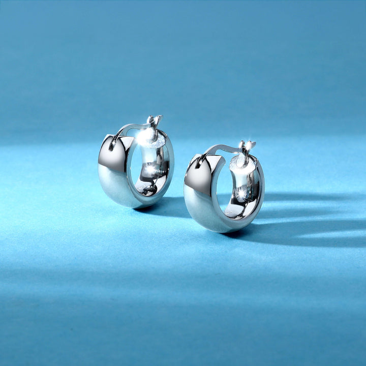 Дамски обеци халки Morellato Creole. Изработени от стомана. SAUP19. Размер 15 мм.