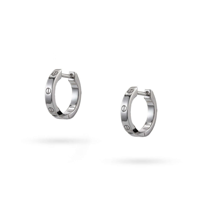 Дамски сребърни обеци халки. 10мм. Senso Silver