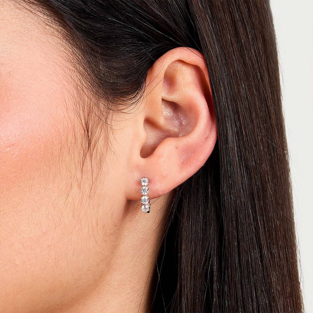 Дамски обеци с английска закопчалка, изработени от сребро 925 - Morellato Tesori SAIW264