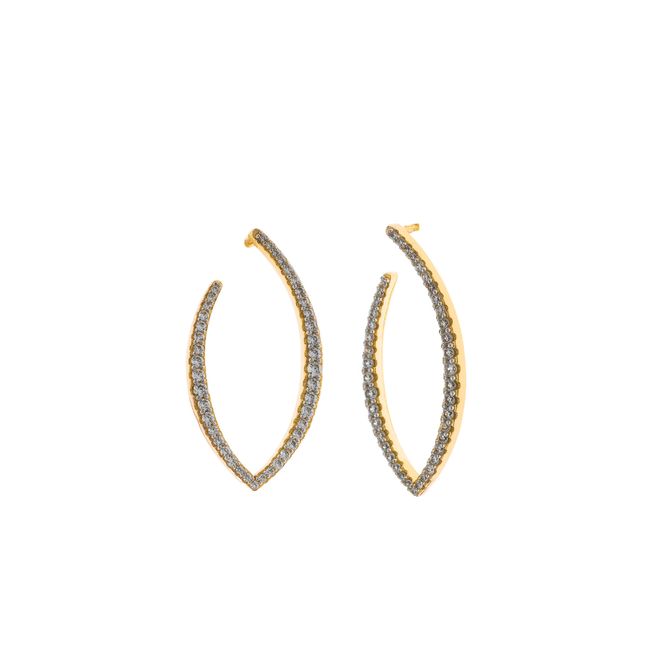 Дамски обеци от сребро с капковиден дизайн. Salvatore plata 136A0797