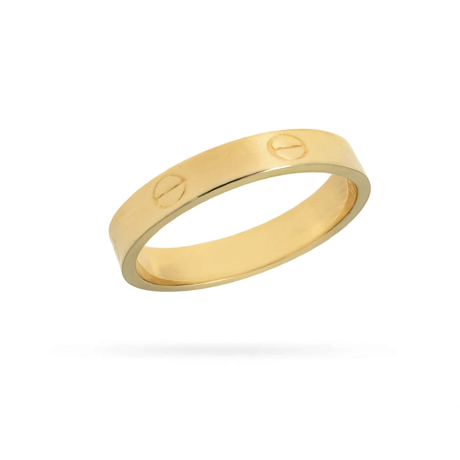 Златен пръстен халка от злато 14К.