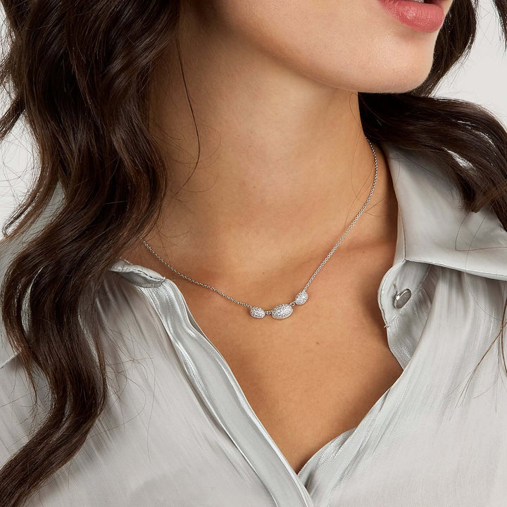 Дамско сребърно колие от Morellato Pave - SAZB03