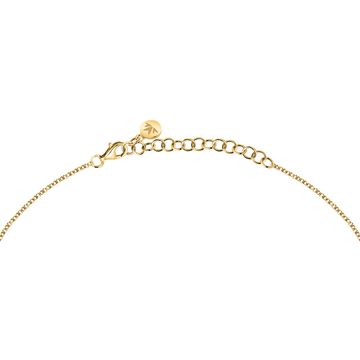 Дамско сребърно колие със златно покритие. Morellato Perla SXU57. Дължина 40 см + 5 см.