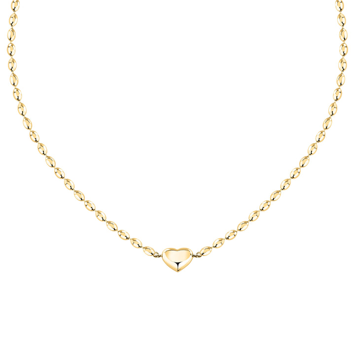 Дамско колие със златно PVD покритие. SAZC06