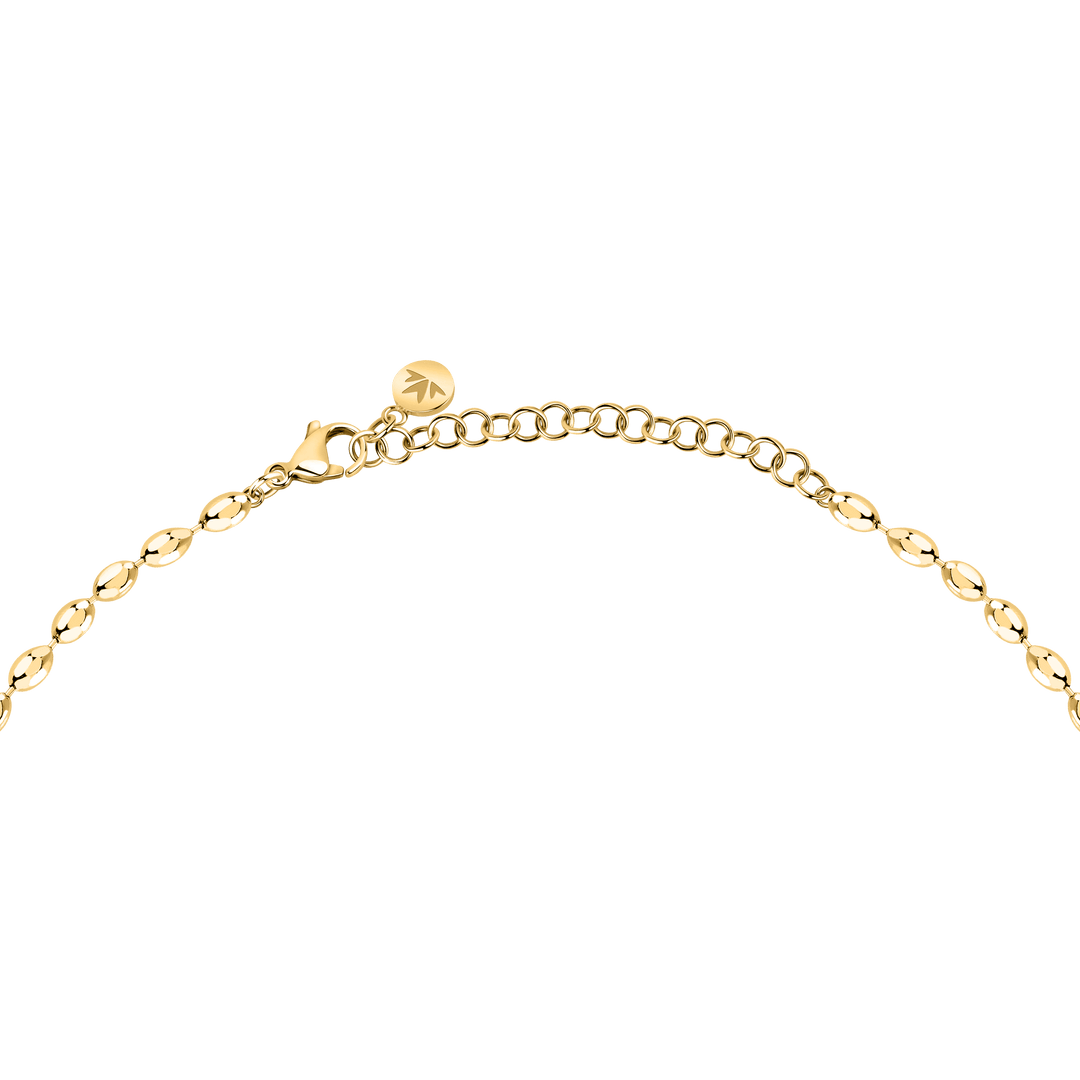 Дамско колие със златно PVD покритие. SAZC06. Дължина 40 + 5 см.