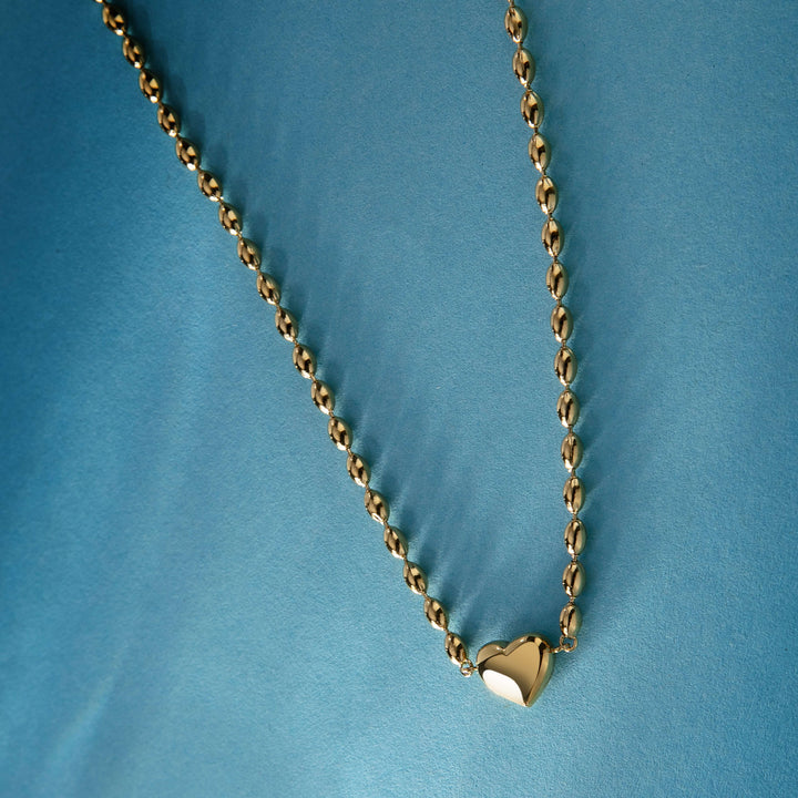 Дамско колие от стомана със златно PVD покритие. Morellato SAZC06. 