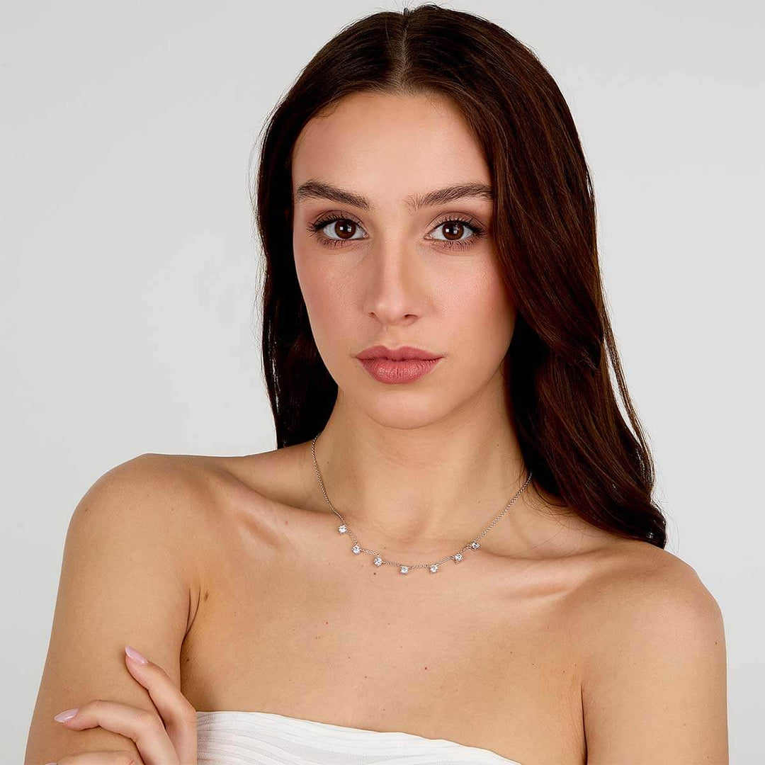 Сребърно дамско колие Morellato SAIW290 