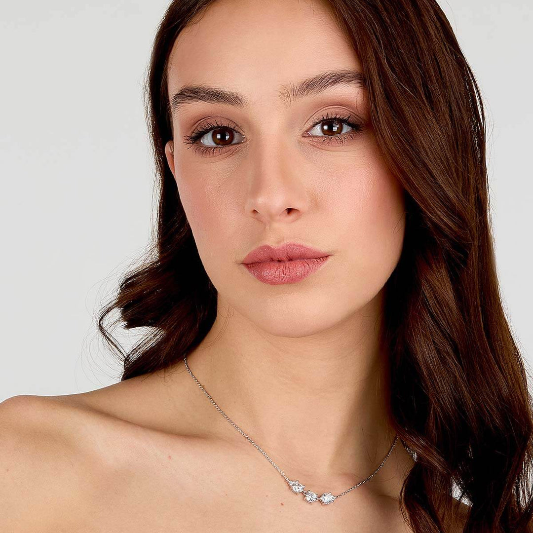 Дамско нежно колие, изработено от сребро 925 - Morellato Tesori SAIW296