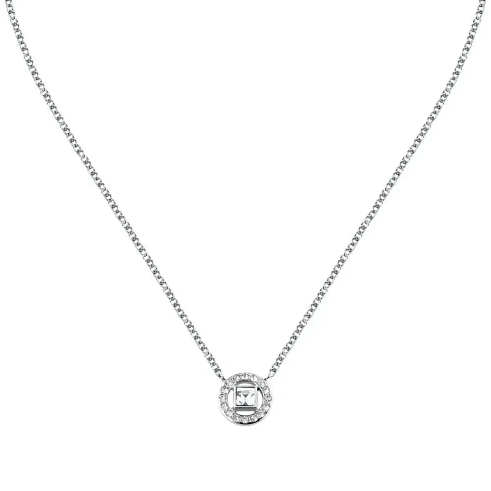Дамско стоманено колие KARL LAGERFELD Illume с бели кристали