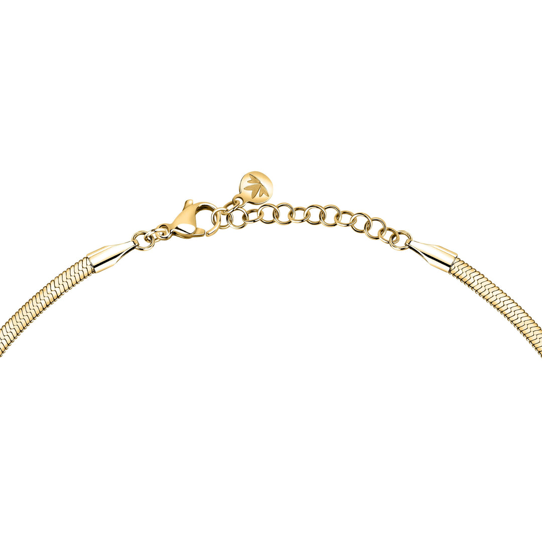 Стилно дамско колие Morellato Gioia SAVY29. Изработено от стомана със златно PVD покритие. Дължина 38 см + 4 см.