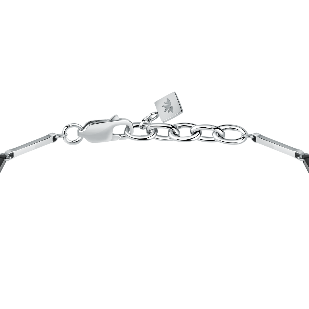 Мъжка гривна е изработена от висококачествена неръждаема стомана с елементи от злато 18K. Подходяща за всекидневна визия или подарък с характер. Morellato Motown SATM05