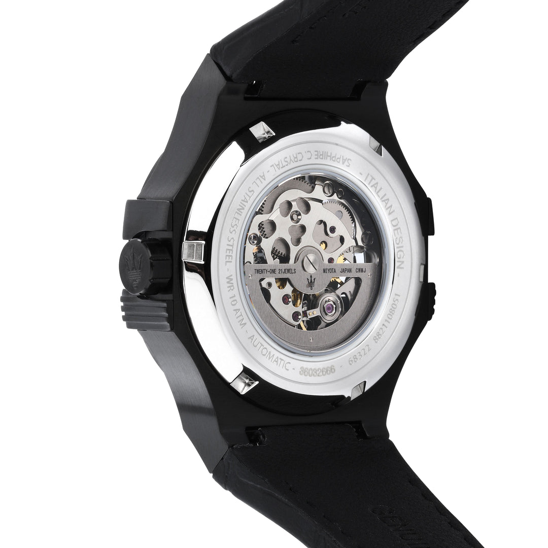 Мъжки часовник Maserati Potenza R8821108051 с видим механизъм