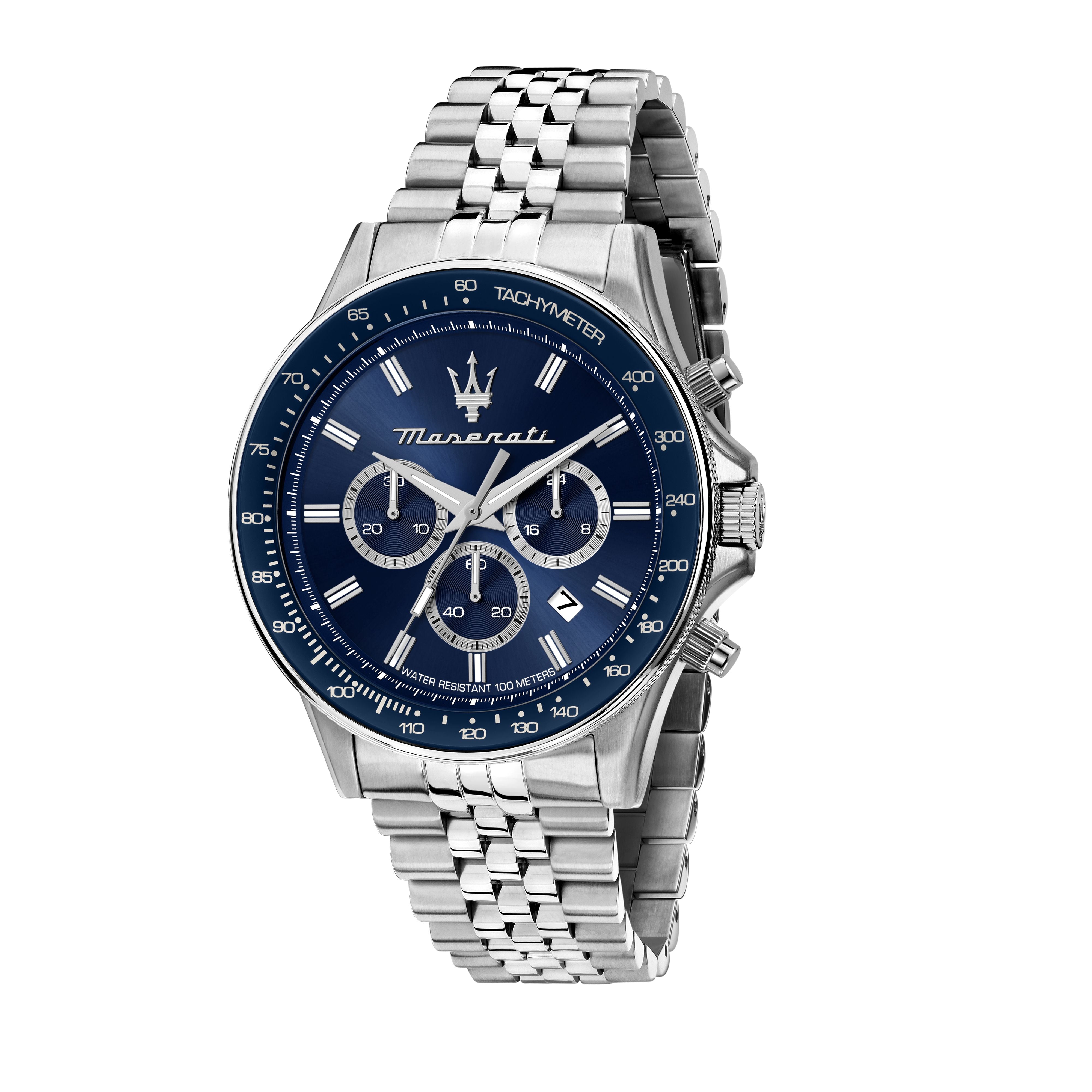 Men's watch Maserati Sfida - 44 mm case and blue dial – Reds.bg