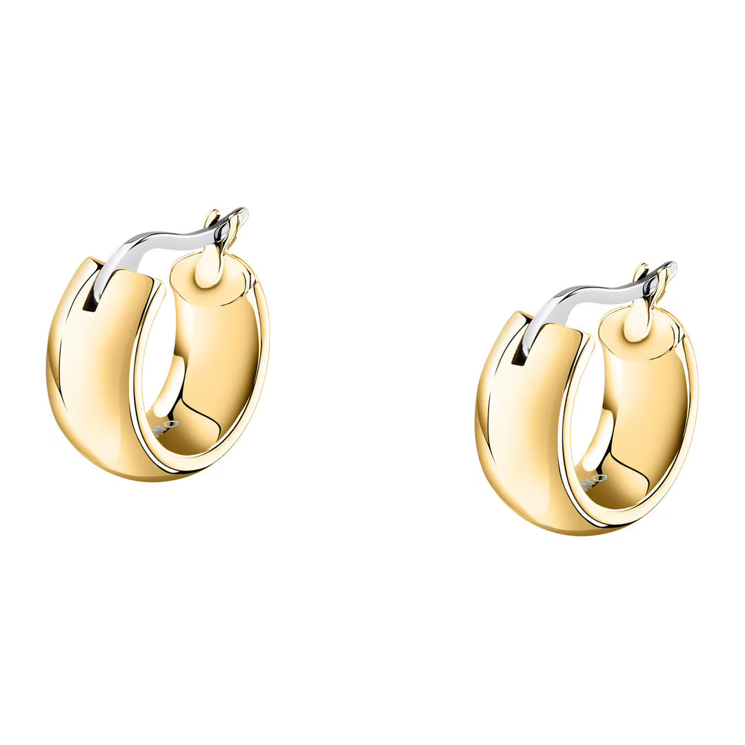 Позлатени обеци халки 15 мм от медицинска стомана | Morellato