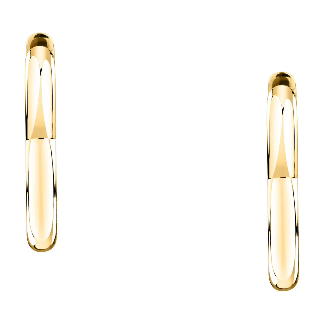 Обеци сърца от стомана със златно PVD покритие Morellato Creole