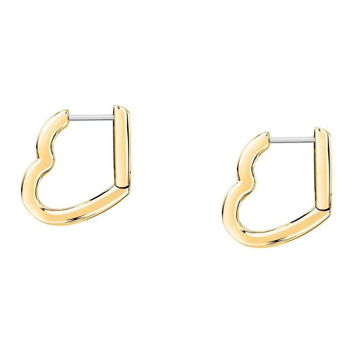 Златисти стоманени обеци във форма на сърце Morellato Creole