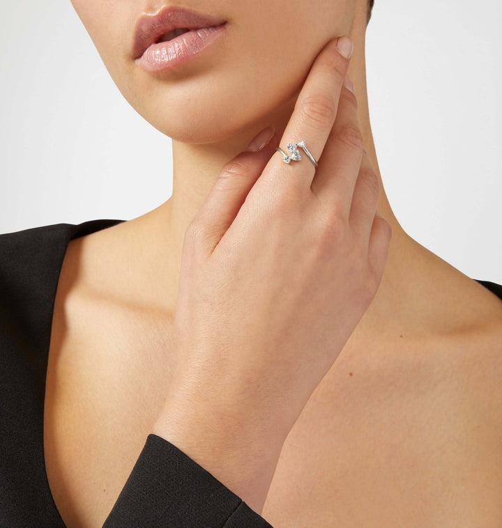 Нежен дамски сребърен пръстен Chiara Ferragni.