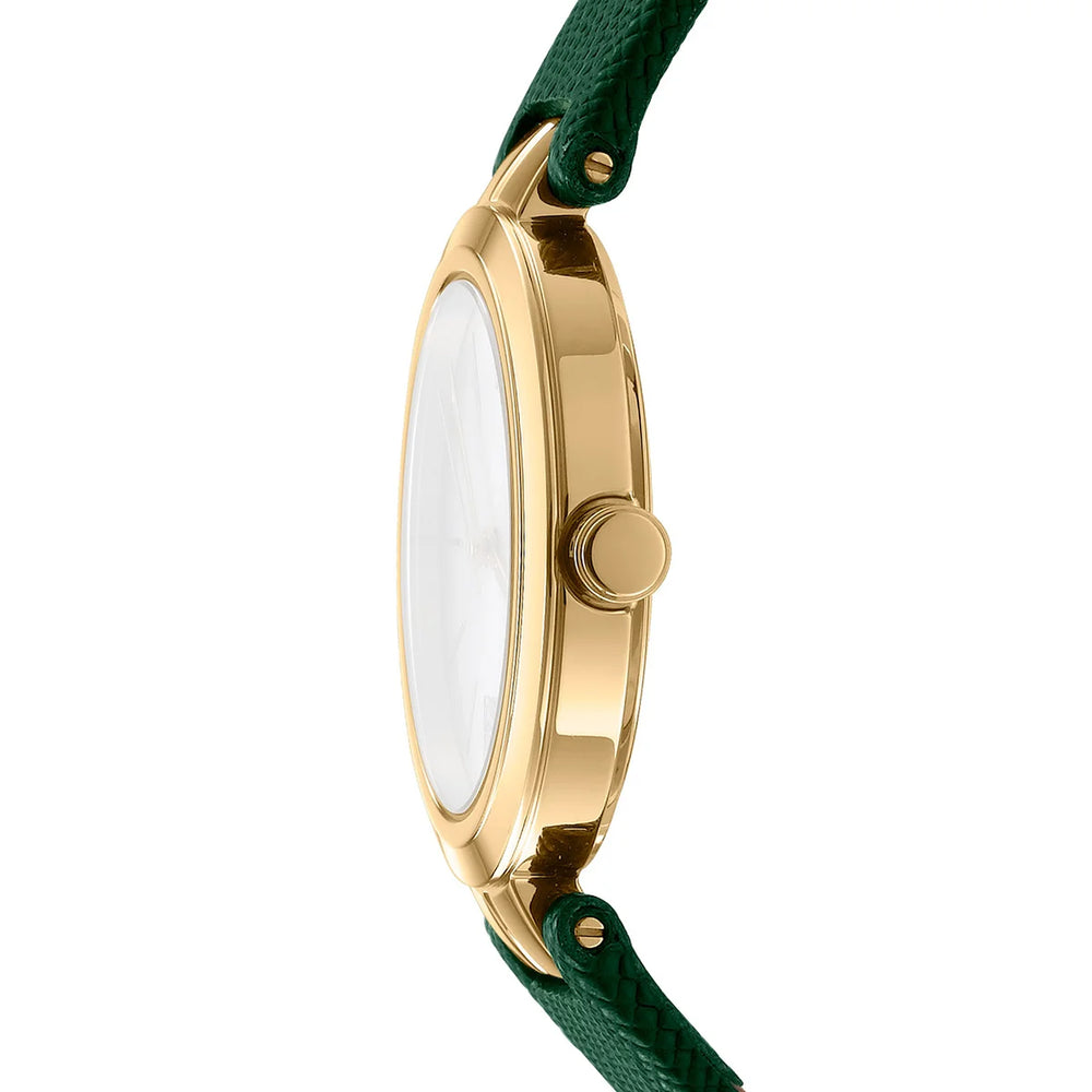 Профил на дамски часовник DKNY Downtown Midi – тънък корпус ~7 мм с IP покритие, модел DK1L045L0025