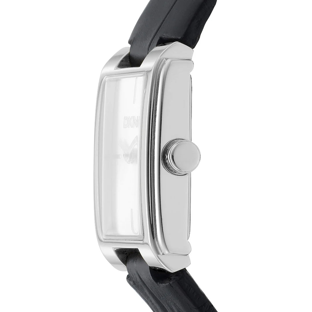 Профил на дамски часовник DKNY Everyday – минерално стъкло и IP сребрист корпус, DK1L121L0015