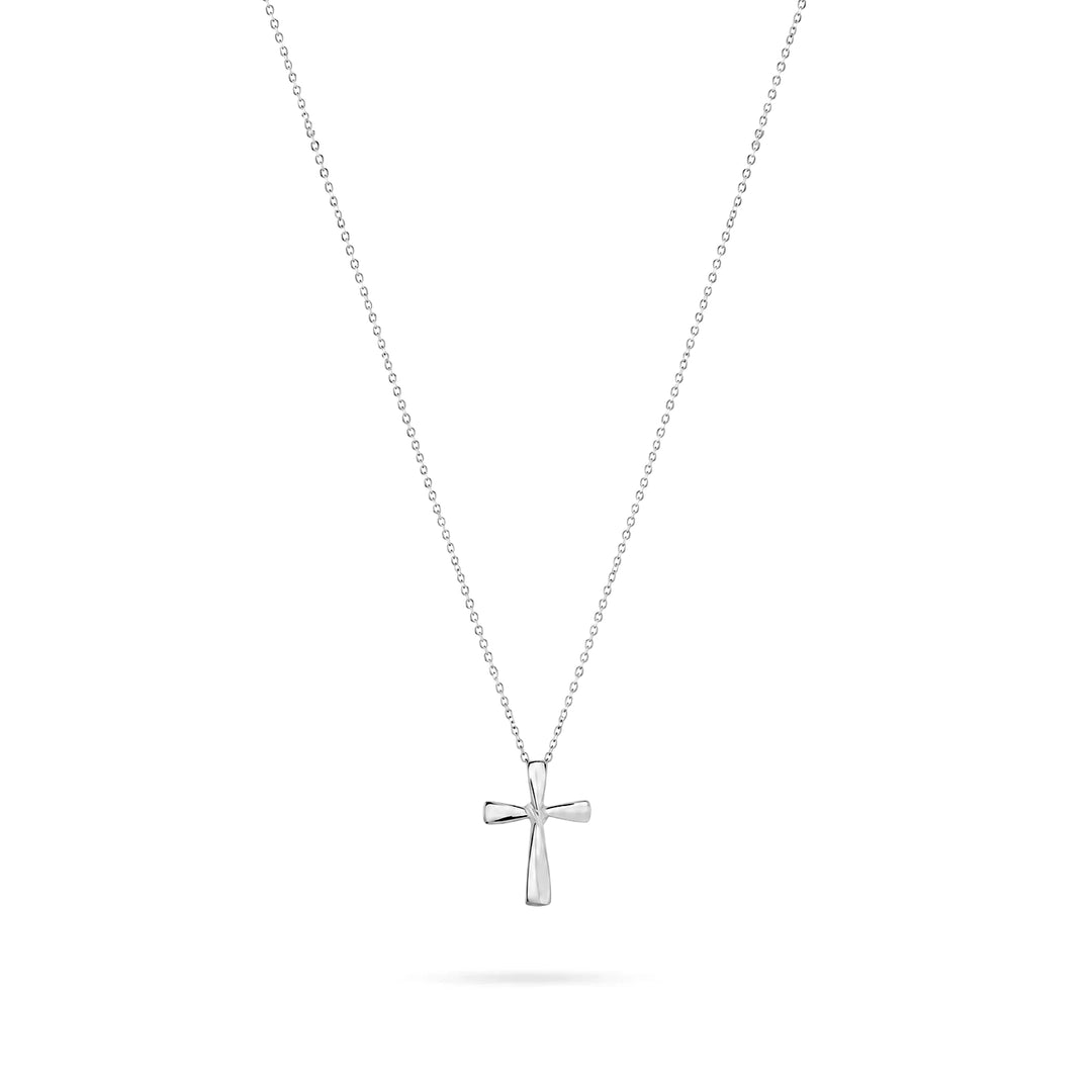 Women's Silver Cross Necklace by Senso Silver