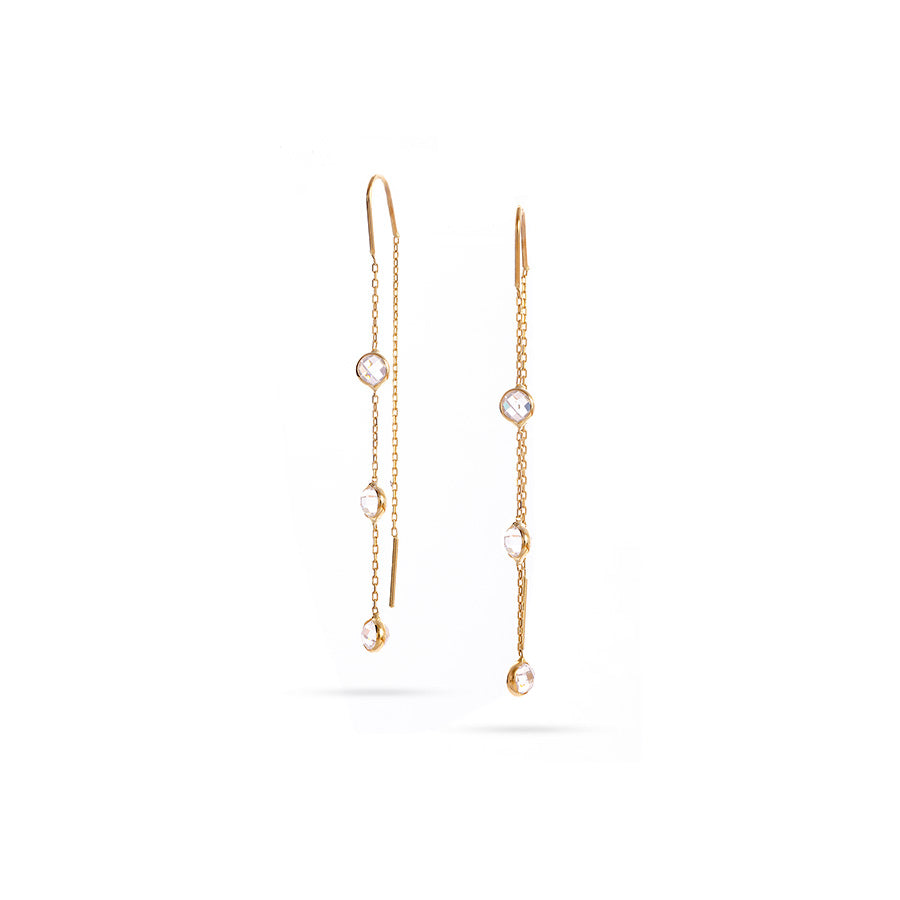 Senso Gold Stones Earrings