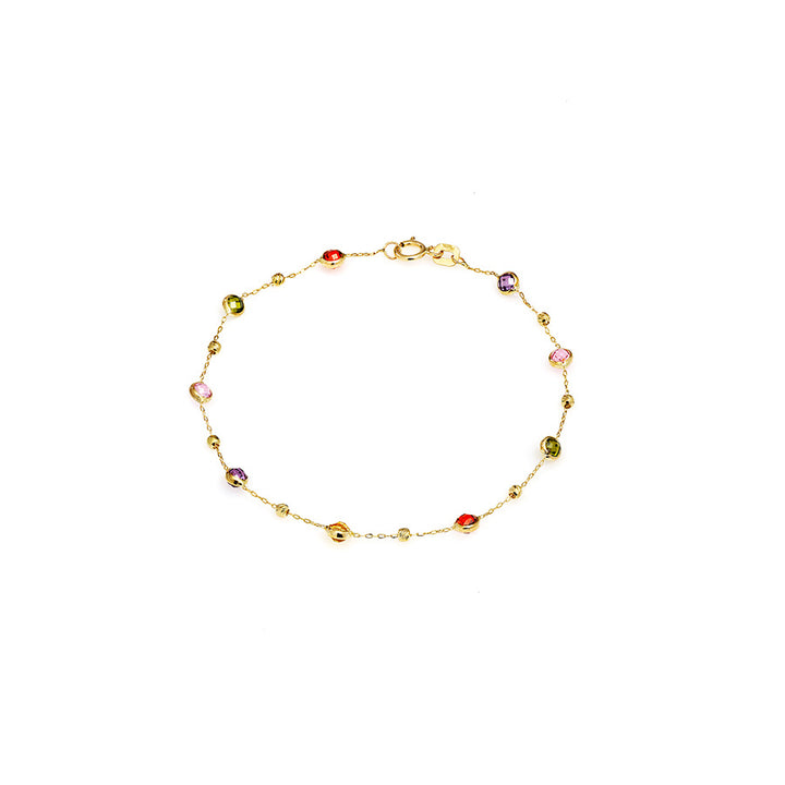 Гривна Senso Gold Lilmoon Colorful Stones