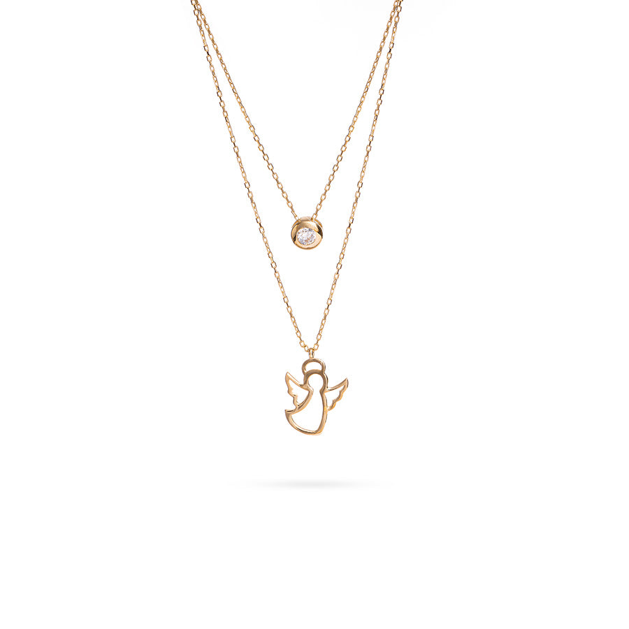 Senso Gold Angel Necklace
