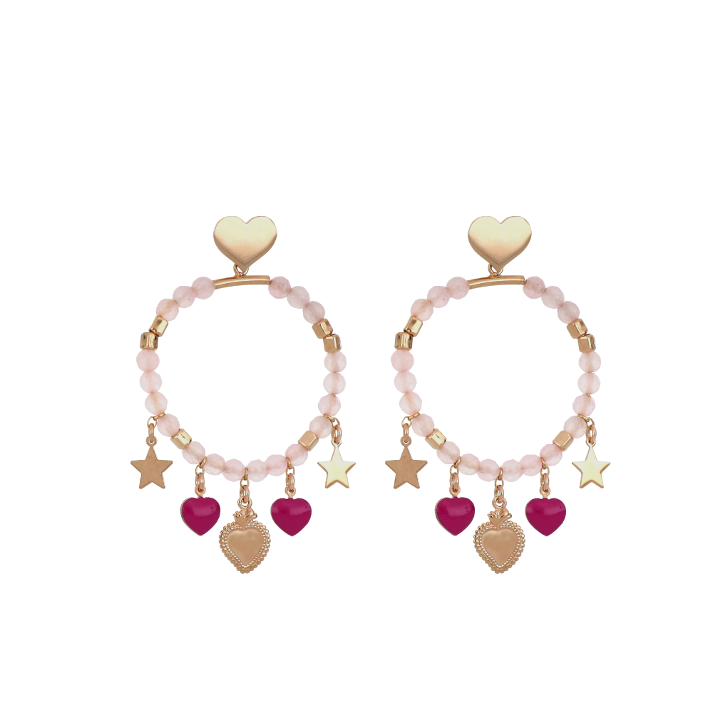 Cuori earrings for women